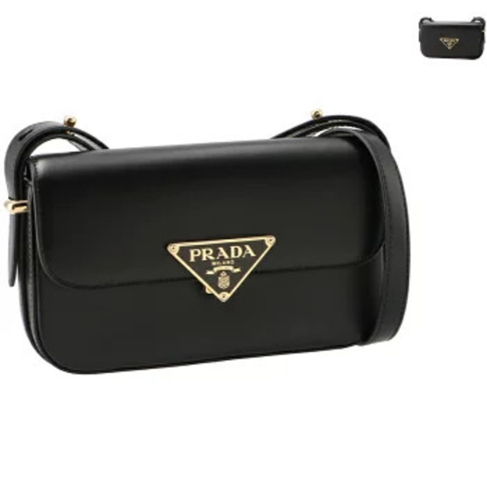 Prada Shoulder Bag Triangle Logo Crossbody ASK